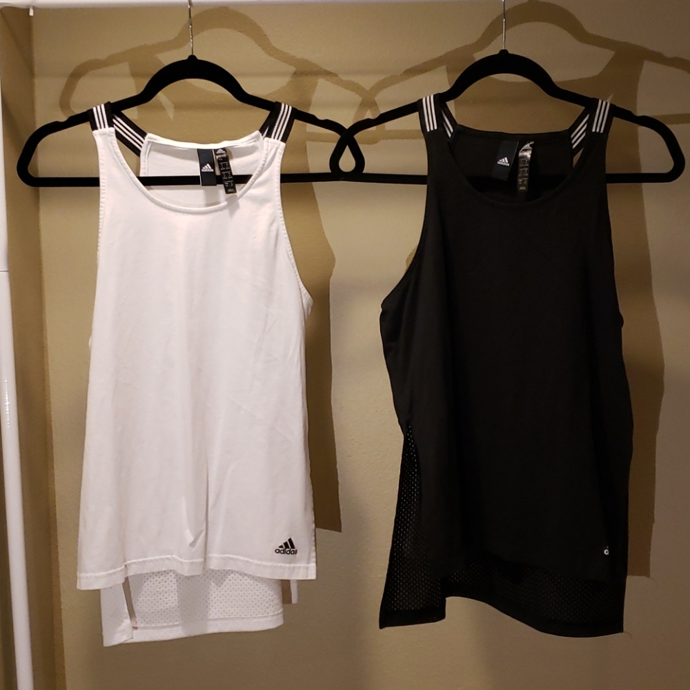 Adidas Mesh Back tank tops